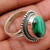 Vintage Shiny Crystal Creative Carved Finger Ring