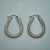 Vintage Metal Engraved Spiral Personality Hoop Earrings