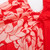 New Holiday Style Print Pleated Open Back Long Dress