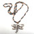 6mm Semi Precious Crystal Long Knotted Necklace