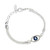 Fashion Blue Evil Eye Adjustable Lucky Chain Bracelet