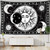 White Black Sun And Moon Mandala Tapestry 230x150cm