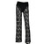 Casual White Hollow Out High Waist Pant