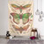 Bohemian Hippie Witchcraft Psychedelic Butterfly Tapestry 150x150cm