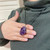 Irregular Amethyst Crystal Cluster Necklace
