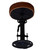 DINING STOOL FRENCH LEATHER SEAT