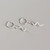 Punk Genuine Silver Long Bohemian Snake Earrings