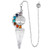 7 Chakra Stones Healing Crystal Point Pendulum