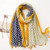 Floral Tassel Viscose Shawl Scarf
