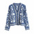 Denim Embroidery Cardigan