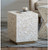 TABLE SIDE SQUARE SEASHELL WHITE