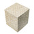 TABLE SIDE SQUARE SEASHELL WHITE