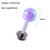 Opal tragus helix Stud