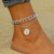 Heart Chain Anklet - Ishka