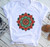 Mandala Flowers 90s Printed Funny Tshirt