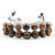 Adjustable Natural Stone Braided Healing Charm Beaded Bracelet