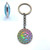 Rainbow 7 Chakra  Mandala Keychain