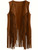 Vibrant Fringed Sleeveless Vest