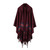 Oversized Plaid Hooded Cardigan