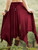 Drawstring Waist Asymmetrical Hem Skirt