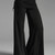 Ruched Waist Wide Leg Pants