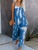 Casual Tie-Dye Jumpsuit with Pockets