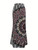 Dark Floral Paisley Print Mid-Length Skirt