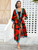 Multicolor Floral Print Beach Cover-Up Kimono
