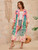 Colorful Peacock Beach Cover-Up Kimono