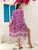 Magenta Kimono Cover Up