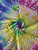 Tie-Dye V-Neck Knit Cover-Up