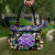 Floral Embroidered Lady Top-Handle Bags