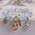 Little Summer Shell Bead Beach Bracelet