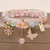 Little Summer Shell Bead Beach Bracelet
