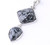 Natural Crystal Stones Square Water Drop Pendants