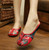Handmade Embroidery Casual Soft Slippers