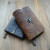 Embossed Pattern Soft Leather Travel Notebook