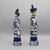 Qing Dynasty Emperor & Empress Ceramic Figurines