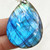 Natural Blue Labradorite Pendant