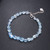 Irregular Natural Aquamarine Bracelet Bangle