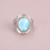 925 Sterling Silver Natural Larimar Gemstone Ring