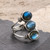 Lunar Tide Bohemian Silver Ring
