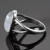 Natural Moonstone Silver Ring