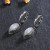 Natural Moonstone Drop Earrings