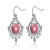 Oval Gemstone Earrings