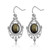 Oval Gemstone Earrings