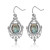 Oval Gemstone Earrings