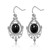 Oval Gemstone Earrings