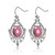 Oval Gemstone Earrings