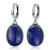 Vintage Luxe Gemstone Pendant Earrings